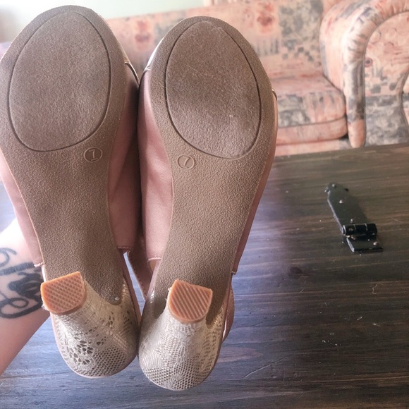 Forever by Paula Abdul Suede Lace High Heels👑💅🏻 - Picture 10 of 13